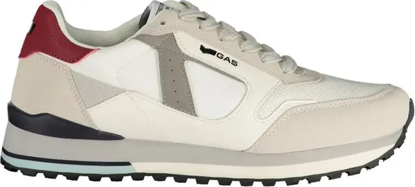 White Polyurethane Men's Sneaker