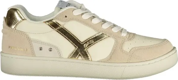 Beige Polyester Women Sneaker