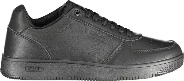 Black Polyurethane Men's Sneaker