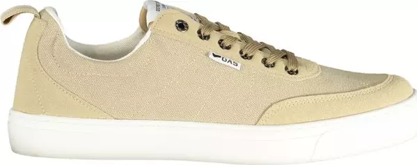 Beige Polyurethane Men Sneaker