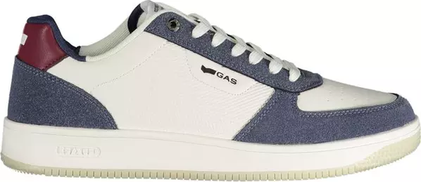 White Polyurethane Men Sneaker