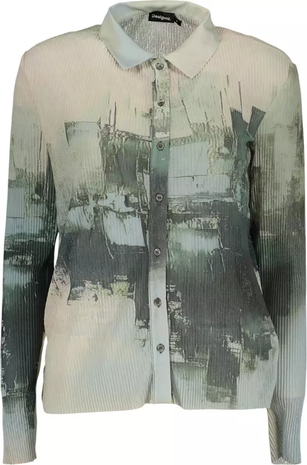 Verde Polyester Women Shirt