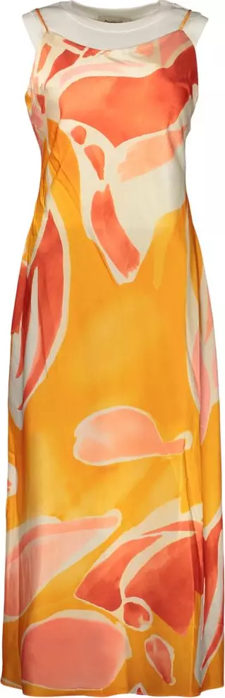 Arancione Polyester Woman Dress