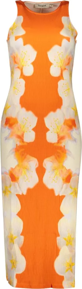 Arancione Viscosa Women Dress