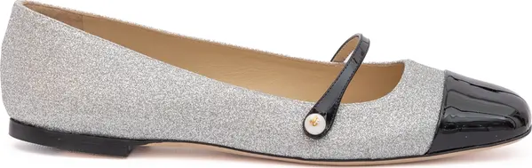 Grey Fine Glitter Elisa Flats (Copy)