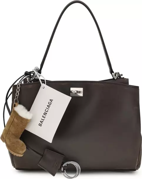 Brown Calf Leather Bos Taurus Shoulder Bag