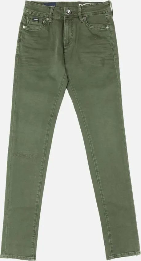 Green Cotton Jeans Denim