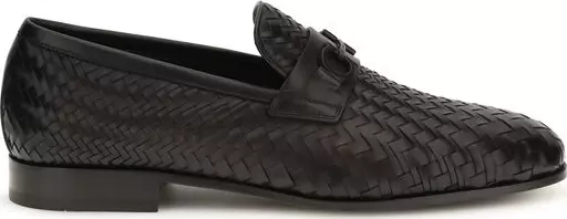 Brown Calf Leather Bos Taurus Slip-On Loafers