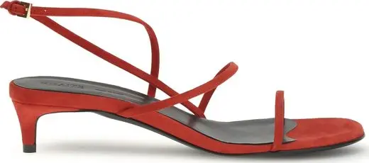 Multicolor Calf Leather Bos Taurus Stiletto Heel Sandals