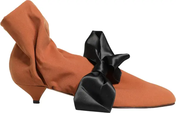 Brown Black Suede Boots Shoes