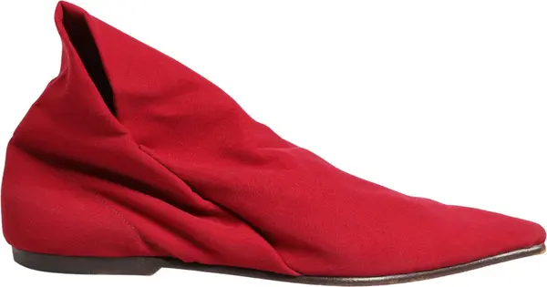 Red Suede Ankle Boots Shoes