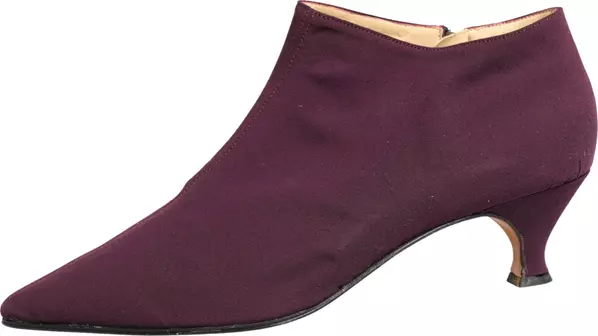 Purple Suede AnkleBoots Shoes