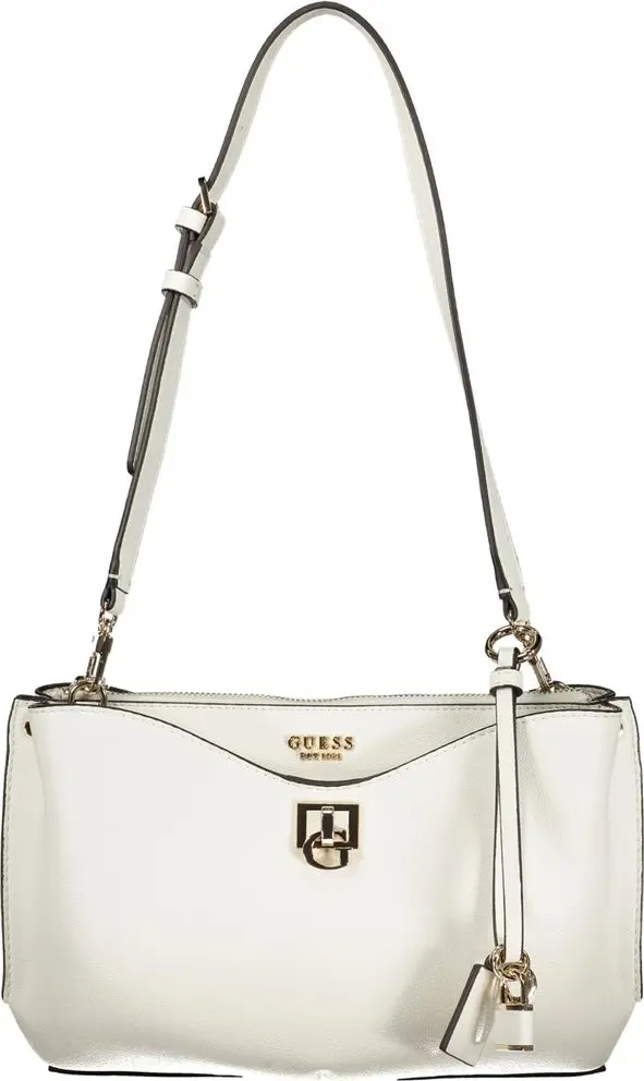 White Polyurethane Women's Bag