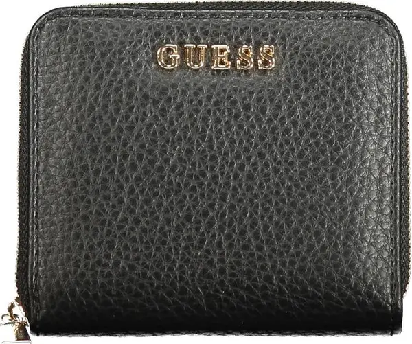 Black Polyurethane Women Wallet