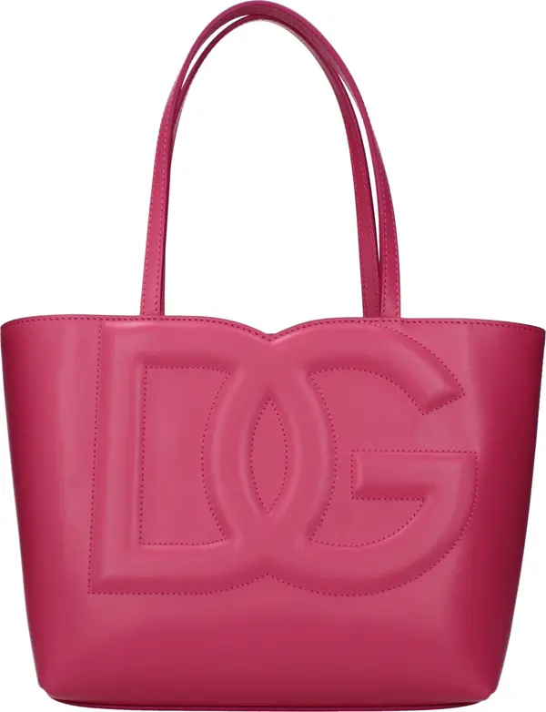 Pink Leather Handbag