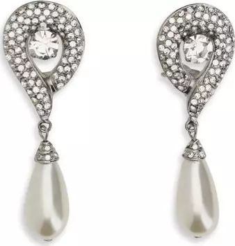 Silver Brass Earrings
