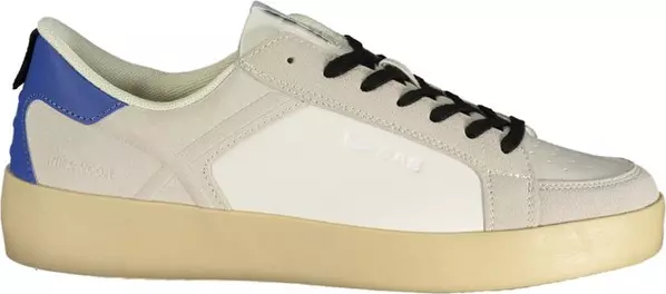 Bianco Polyurethane Men Sneaker