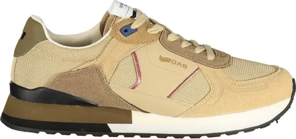 Beige Polyurethane Men Sneaker