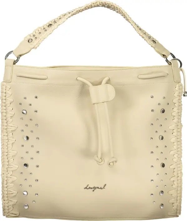 Bianco Poliuretano Woman Backpack