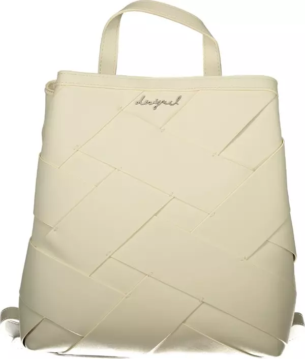 Bianco Poliuretano Female Mini Backpack