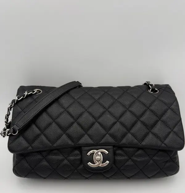 CHANEL Timeless Classique “ZIP FLAP BAG” Handbag