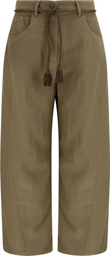 Bicolor Copper Casual Pants