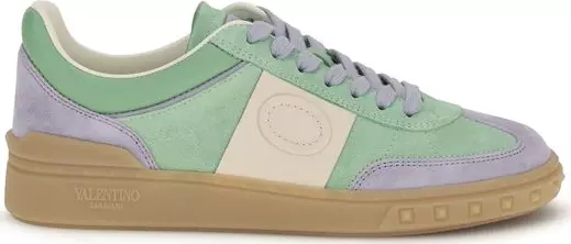 Multicolor Calf Leather Bos Taurus Low Top Sneakers