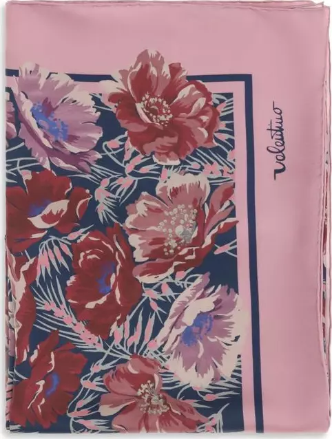 Multicolor Silk Scarf