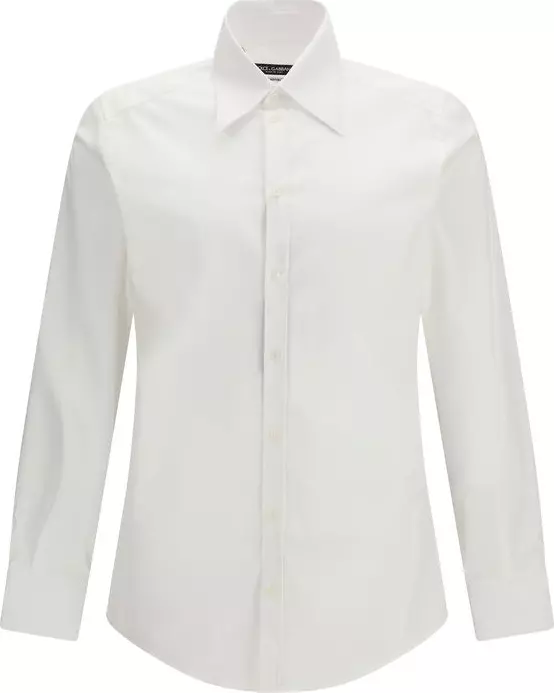 White Alpaca Vicugna Pacos Dress Shirt