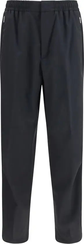 Black Polyester Pants