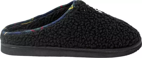Black Cotton Slippers