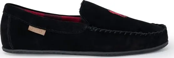 Black Faux Fur Slippers