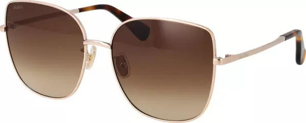 Rose Gold Metal Sunglasses