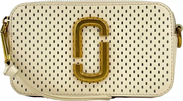 Marc Jacobs The Snapshot Perforated Crossbody Bag