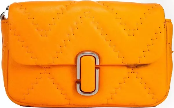 Marc Jacobs The J Marc Mini Scorched Quilted Leather Convertible Shoulder Bag