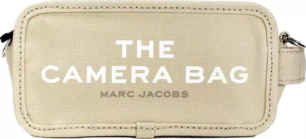 Marc Jacobs The Camera Bag Beige Canvas Crossbody Bag