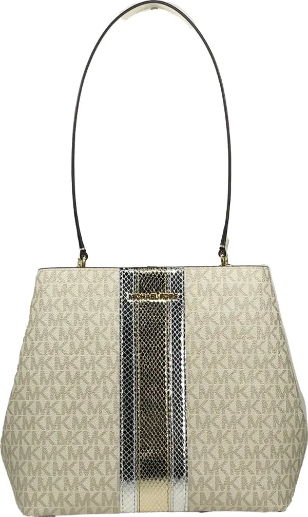Michael Kors Medium Pratt Bucket Shoulder Bag Purse