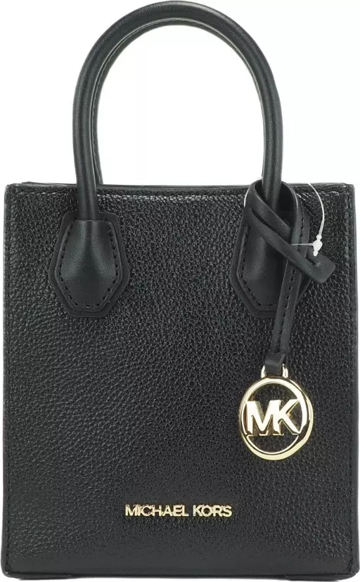 Michael Kors Women'S Leather XS Mercer Crossbody Black Solid