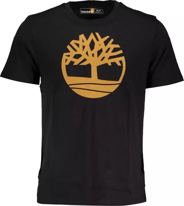 Black Organic Cotton Men T-Shirt