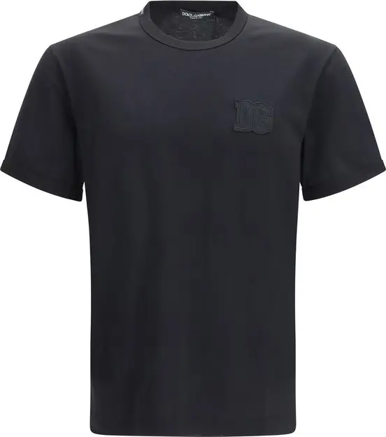 Black Cotton T-Shirt