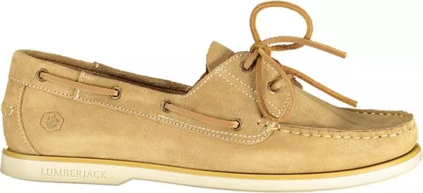 Beige Leather Men Classic Shoe