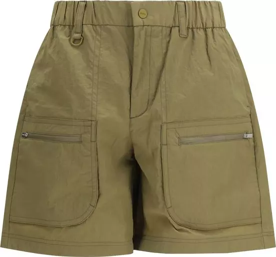 Bicolor Polyester Bermuda Shorts