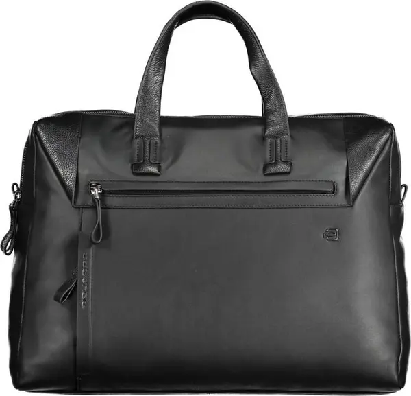 Black Leather Men's Briefcase