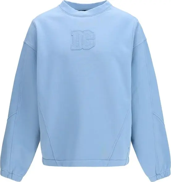 Blue Cotton Sweatshirt