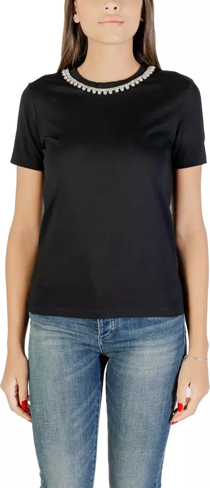 Black Cotton T-Shirt