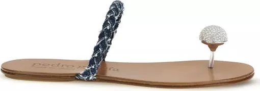 Brown Calf Leather Bos Taurus Sandals