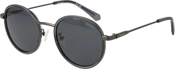 Gray Stainless Steel Sunglasses