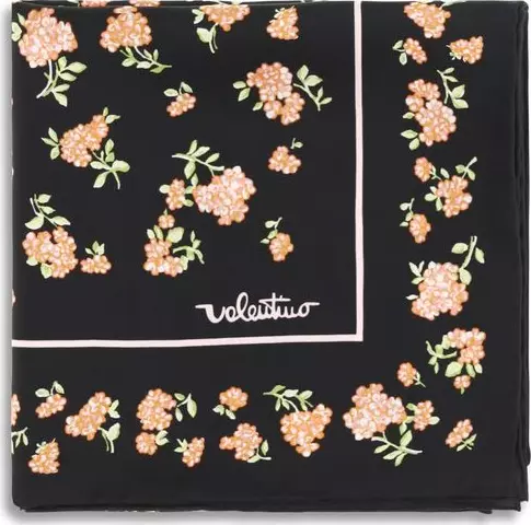 Black Silk Scarf