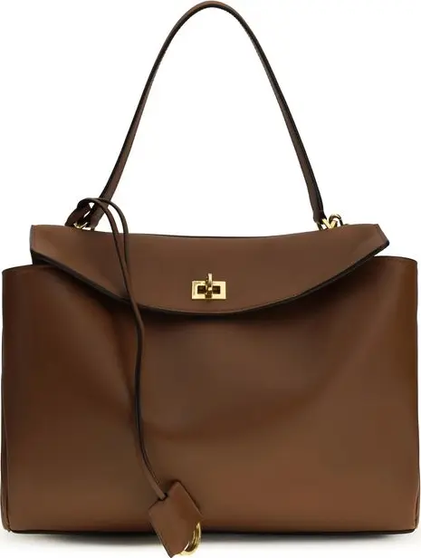 Brown Calf Leather Bos Taurus Shoulder Bag