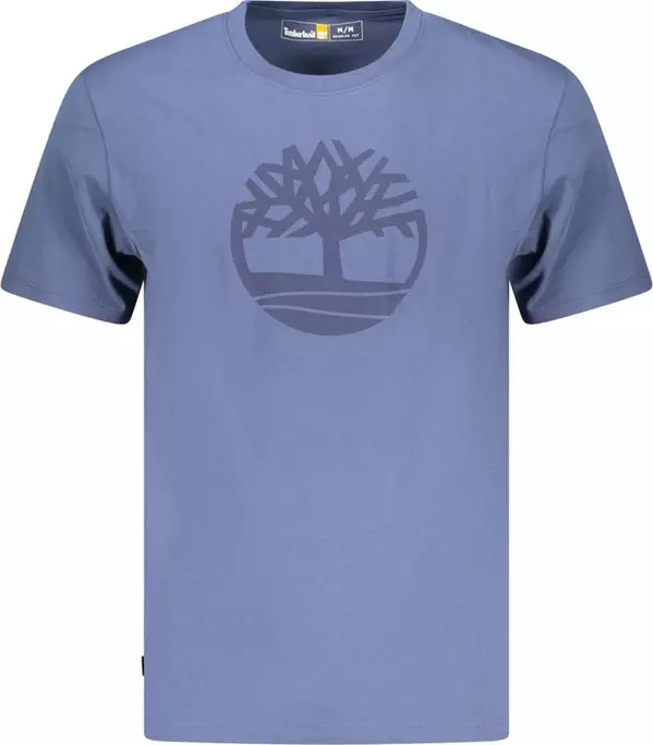 Blue Organic Cotton Men T-Shirt
